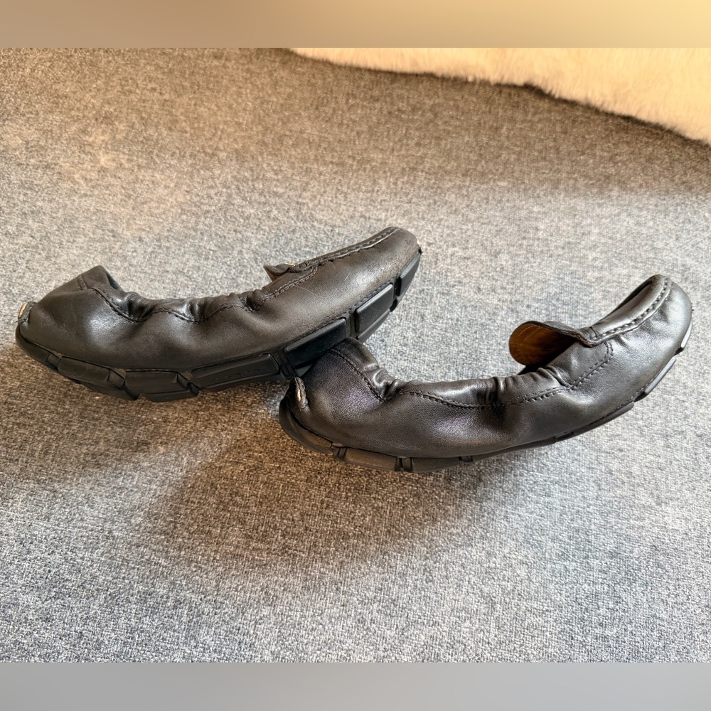 Authentic Prada Black Leather Women’s Drivers - Picture 6 of 8